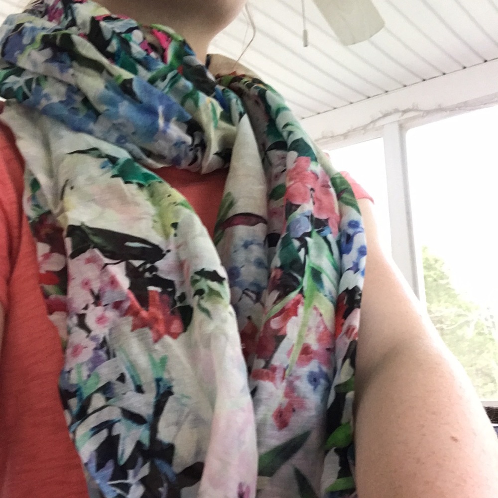 Floral scarf